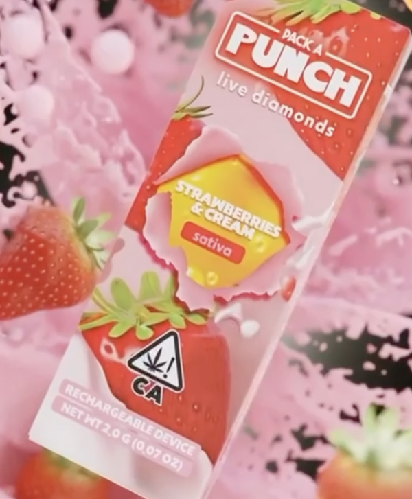 Pack A Punch Strawberries Cream Vape